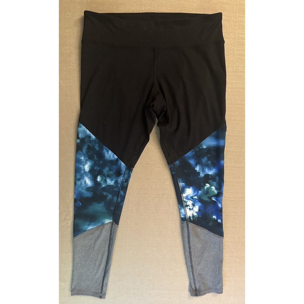 Champion Duo Dry Women’s XXL Leggings Comfort Running Lounge Pants Geometric